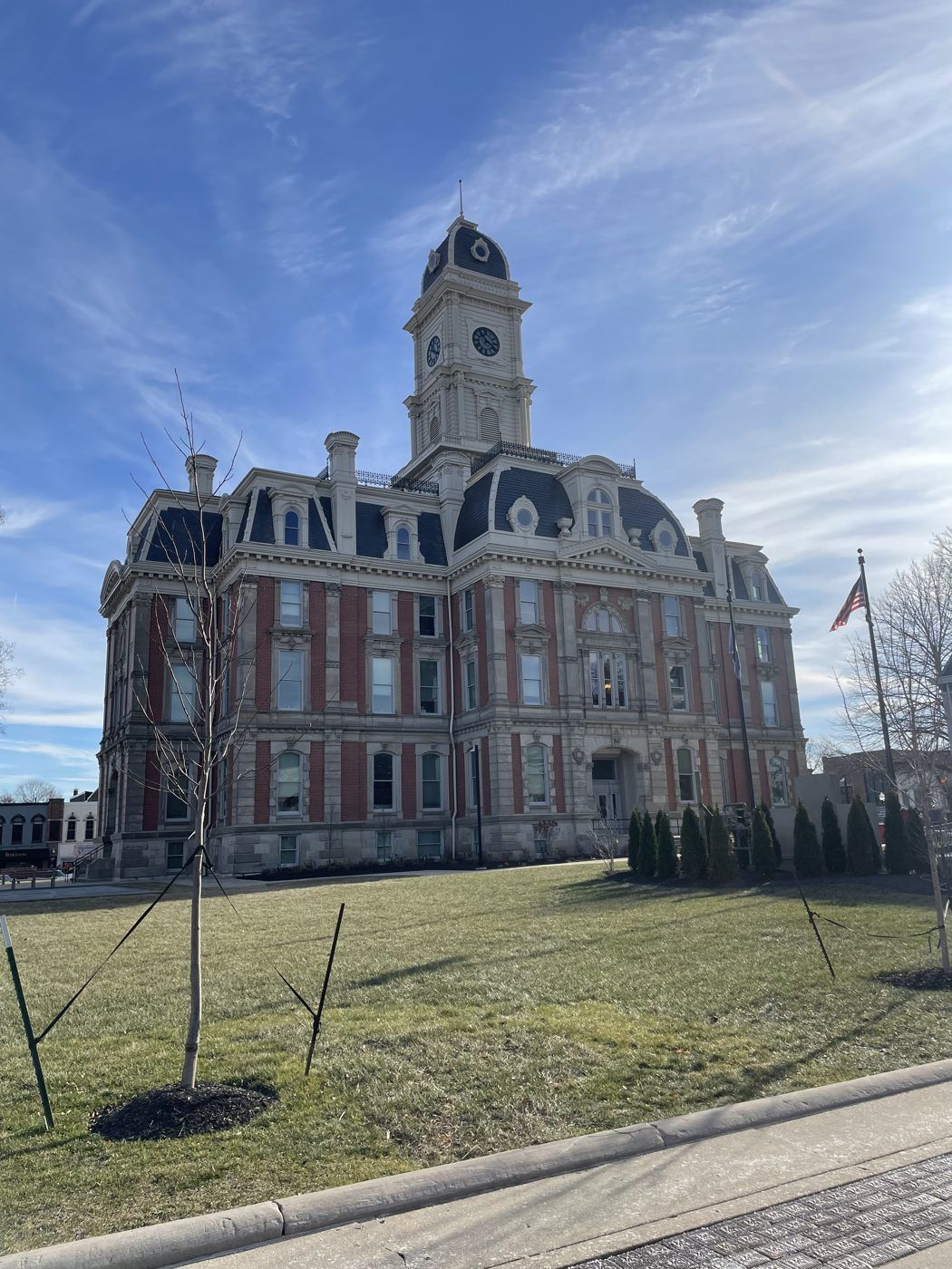 The Hamilton County Courthouse in Noblesville
