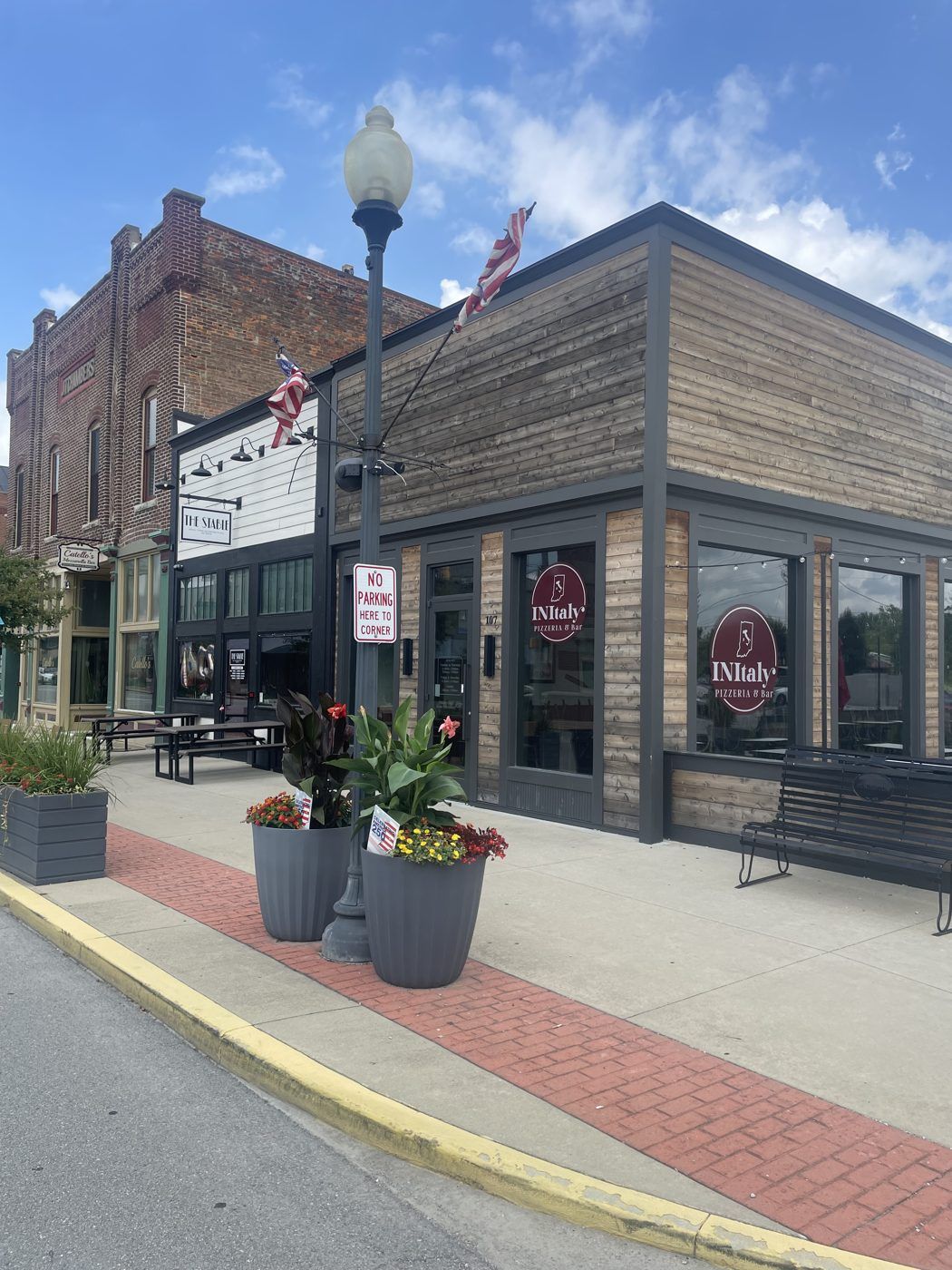 Storefronts in downtown Pendleton